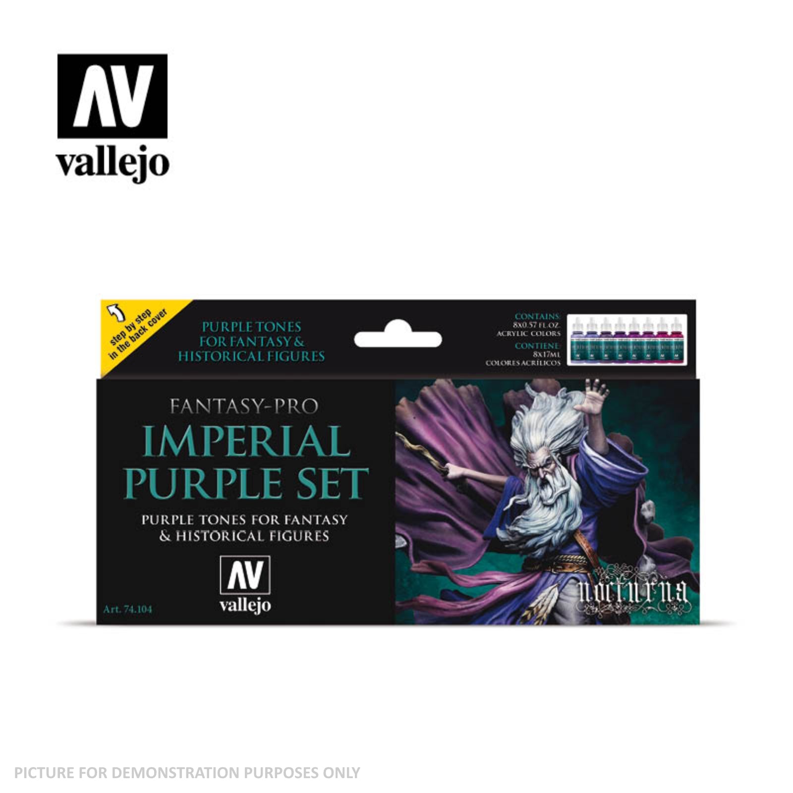Vallejo Game Colour - Imperial Purple 8 Colour Set